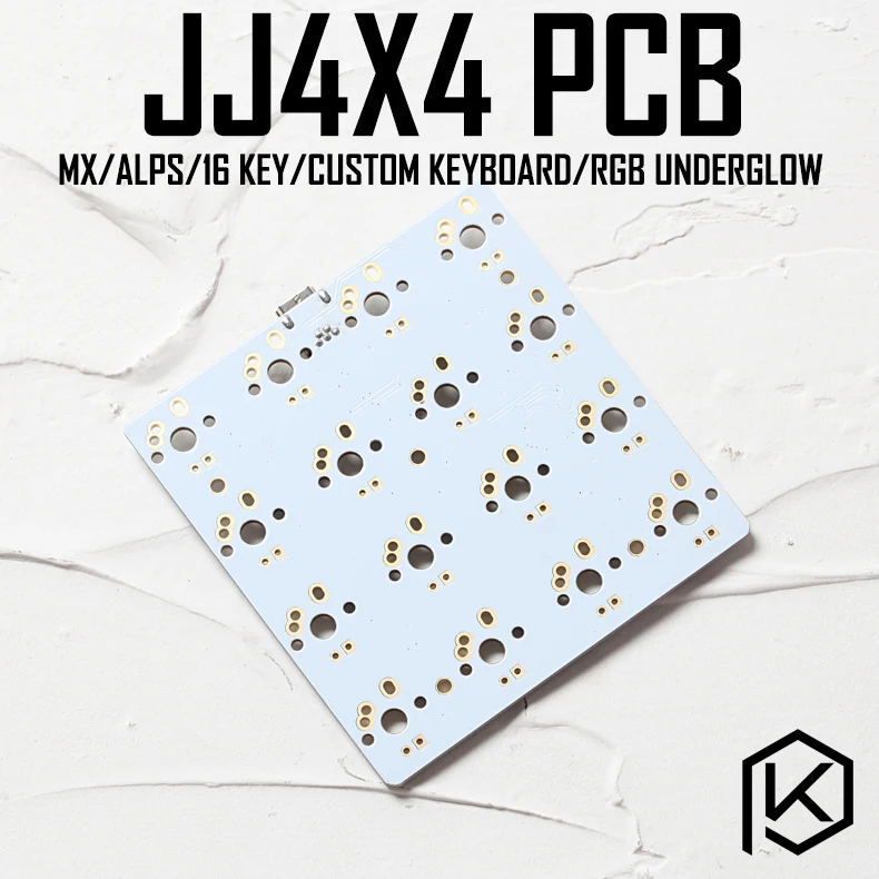 Jj4x4 jj4X4 16 клавиш пользовательская механическая клавиатура PCB запрограммированная numpad макеты bface прошивка с rgb нижним освещением alps mx