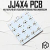 Clavier mécanique personnalisé avec 16 touches (jj4x4 et j4x4), pour programmation PCB, disposition numérique bface, micrologiciel rgb, alpes mx ► Photo 1/6