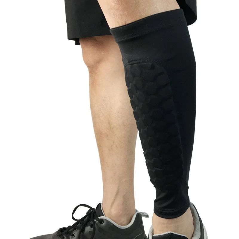 1 Anti-Collision Leg Cover Sports Leggings Football Honeycomb Compression Leg Sleeve