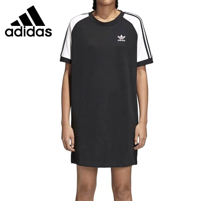 

Original New Arrival 2018 Adidas Originals Women's Tennis Dresses short sleeve Sportswear