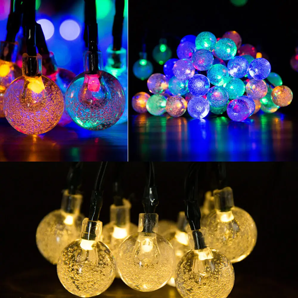 

Retro Christmas lamp flashing solar string light 20leds romatic holiday fairy light Xmas wedding party Waterproof String bulb
