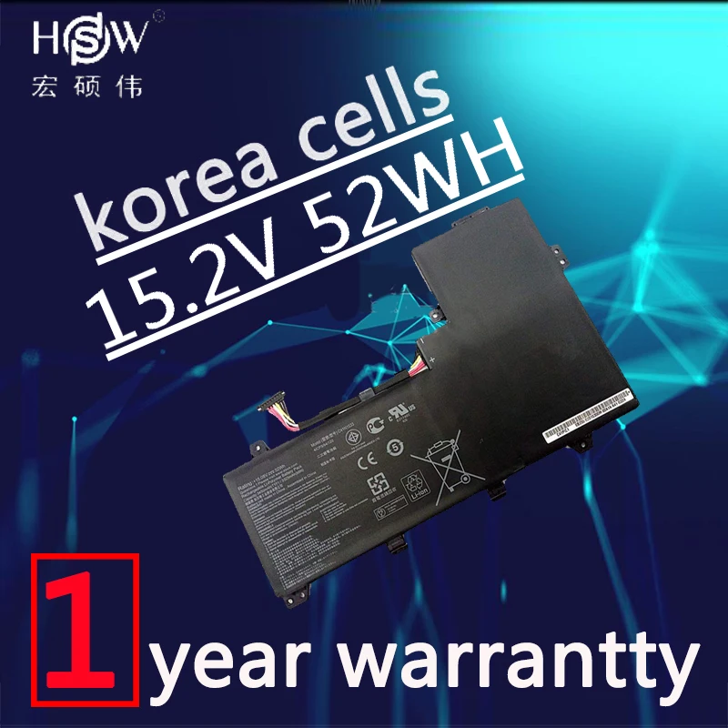 

HSW New 15.2V 52Wh C41N1533 Battery for Asus bateria akku