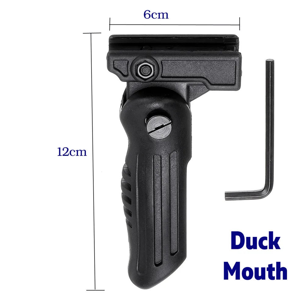 ABS тактическая рукоятка Foregrip для JinMing 8th M4A1 гелевый шар игра вода для оружия игрушки аксессуары - Цвет: Duck Mouth