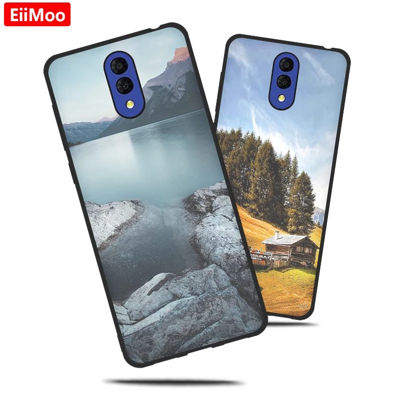 Чехол EiiMoo окрашенный для Alcatel 3L 2019 силиконовый чехол 5039 s задняя крышка 5039D Fundas Coque