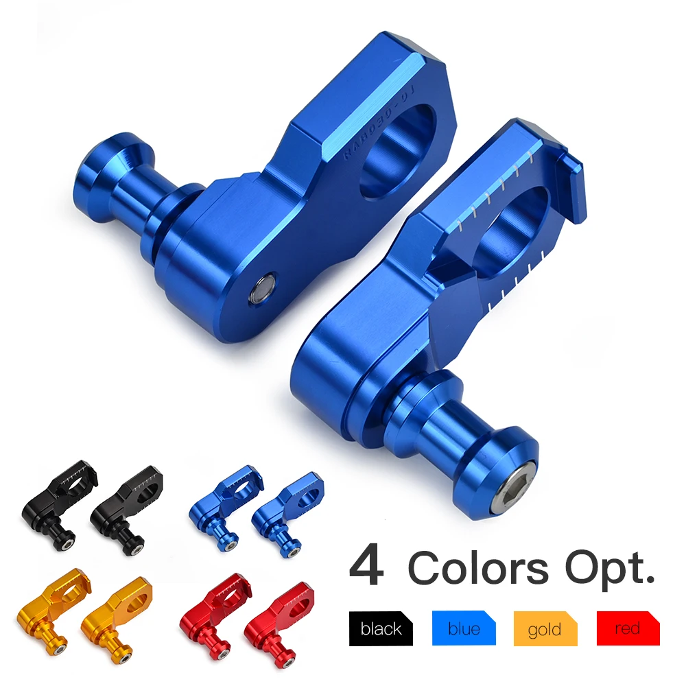 NICECNC Racing Rear Axle Blocks Sliders Adjusters Crash Pads Kit For YAMAHA FZ8 2011-2013 FZ1 2006-2015 YZF-R1 YZFR1M 2004-2020 |