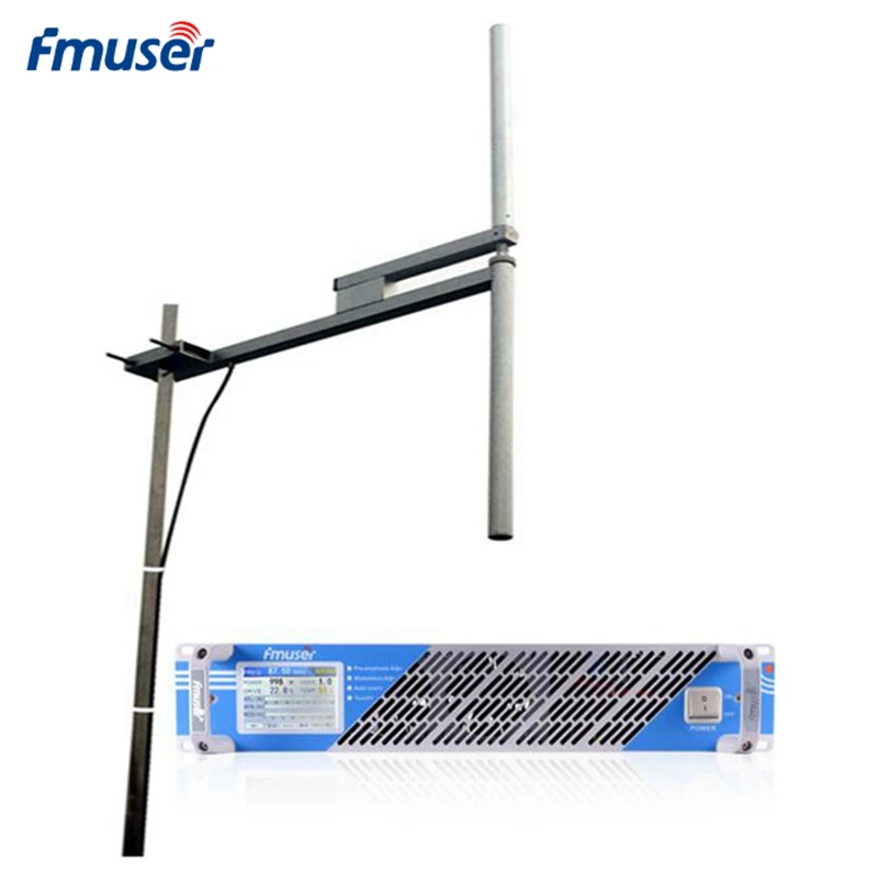 

FMUSER FSN-350T 350W 300W FM Transmitter Broadcast+FU-DV2 Antenna+30m 1/2" Cable For FM Radio Station
