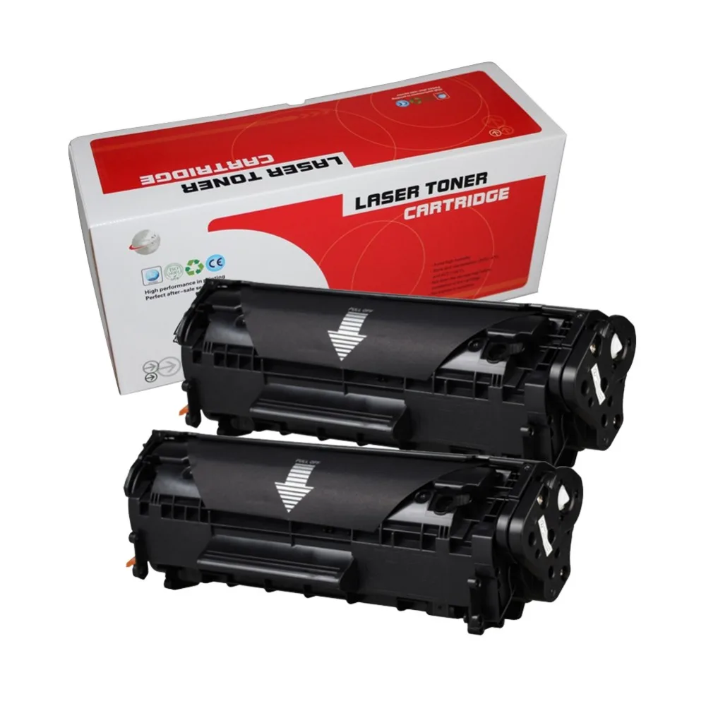2 шт. совместимый тонер картридж 2612a 12a 2612 q2612 Q2612A для принтера hp laserjet 1010 1020 1015 1012 3015