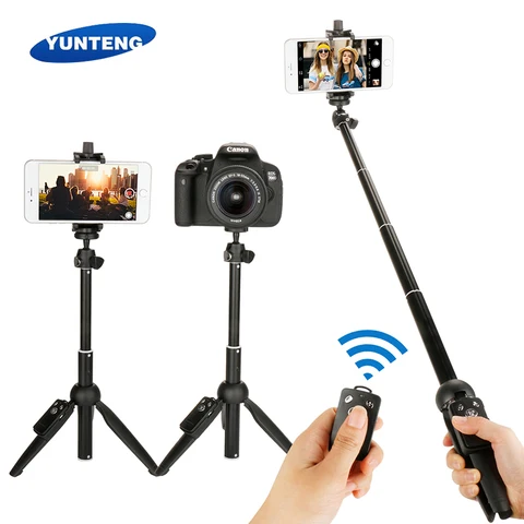 Wireless Mini Bluetooth Selfie Stick Tripod Monopod for iPhone MAx Andriod IOS Gopro Hero Cam