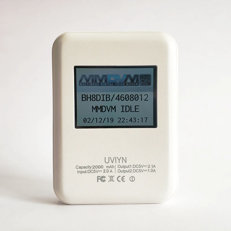 

DXIYN UV Wifi Repeater Function Digital Hotsopt MMDVM UVIYN + LCD display support DMR P25 YSF QSO bulit in 2000mah 18650 Battery