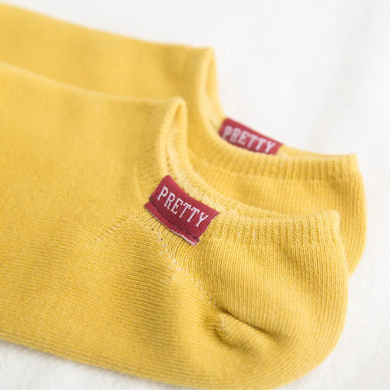 

2019 New 6 Corlors Fashion Women Socks Lovely Pure Colour Calcetines Meias Female Funny Low Ankle Casual Short Socks Hot