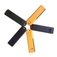 Ultra thin portable outdoor take firearms with multifunction surviving kit outdoor survival whistle flint fire starter