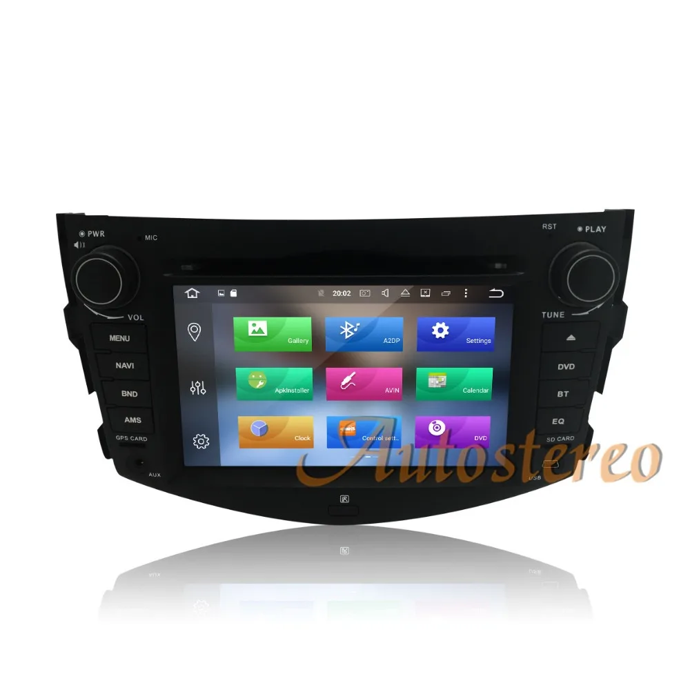 Top Eight core CPU Android 9.0 Car DVD Player For Toyota RAV4 2006-2012 GPS Navigation Auto Rradio Stereo Unit Satnav Multimedia pad 3