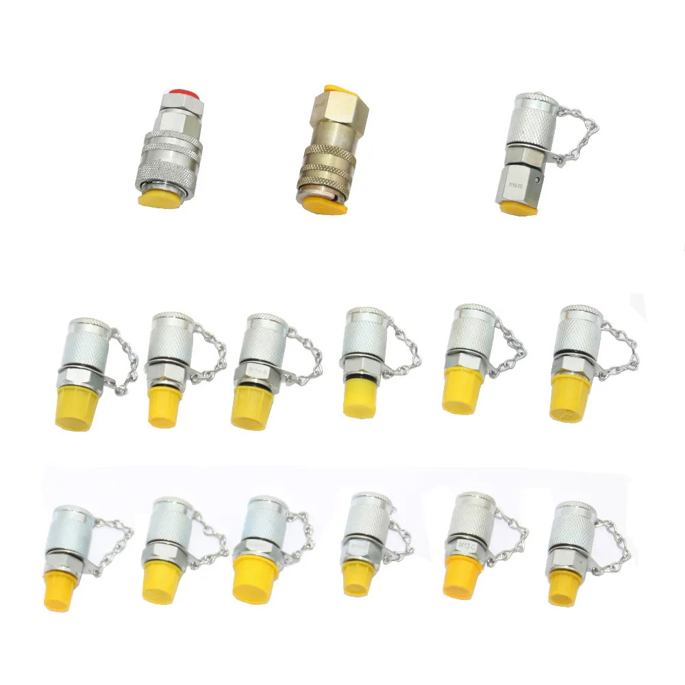 

Excavator Construction machine Test Coupling Test Point Kit (15PACK), Quick Check coupling for excavator