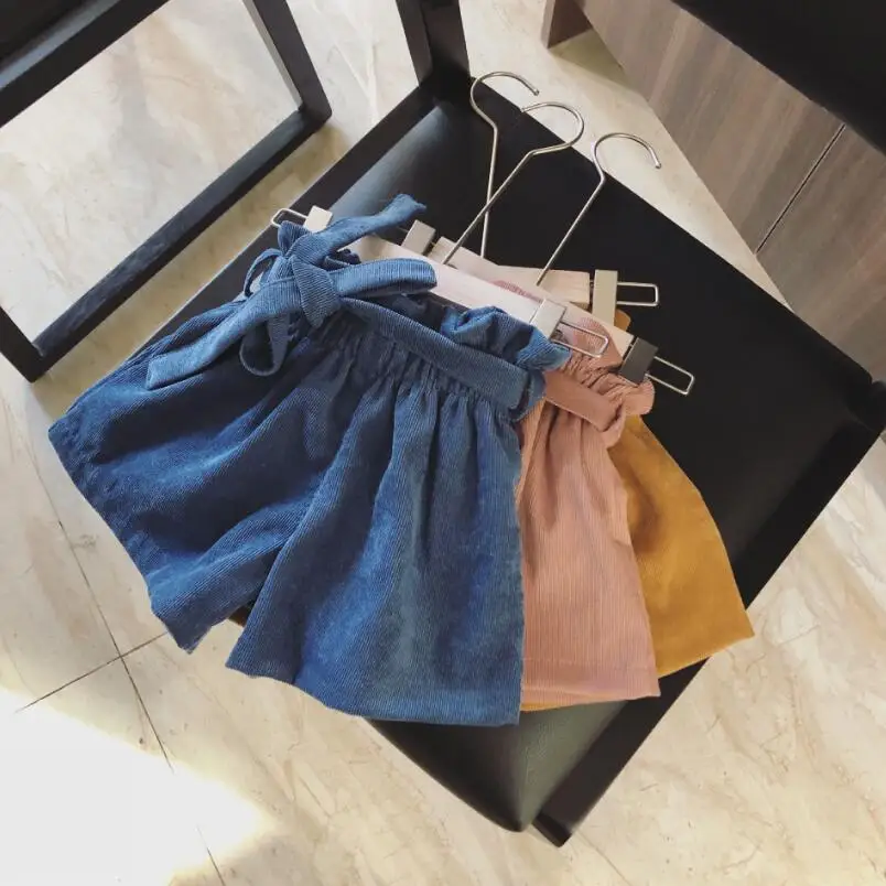 

2019 Spring Fall Girl Short Pants Kids Female Baby Candy Colored Shorts Toddler Shorts Pants For Girls Bottoms Children Clothes