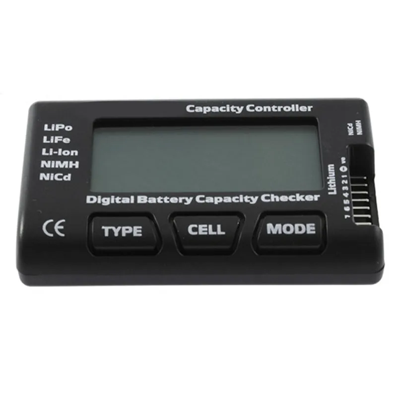 

Digital Battery Capacity Checker Controller RC CellMeter 7 For LiPo LiFe Li-ion NiMH Nicd Tester Measurement Hot P1