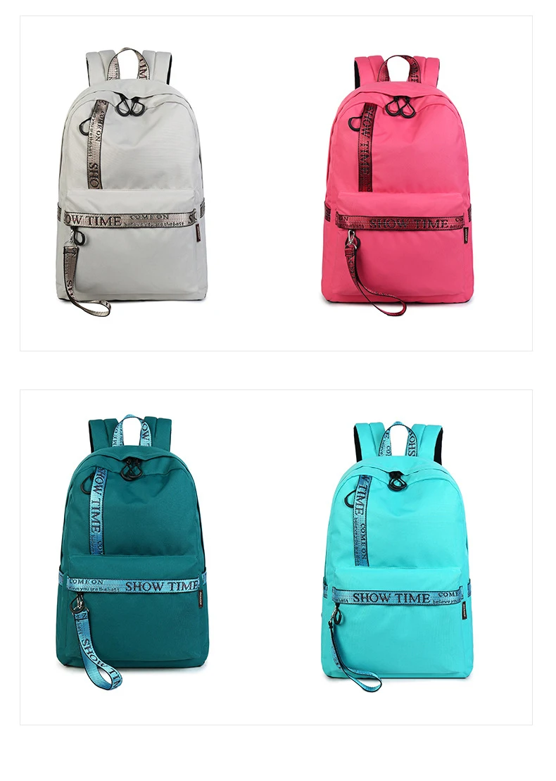 Diariamente à Prova Mochila de Viagem Bolsa de Escola Mochilas para as Meninas da Faculdade Água Casuais Mulheres Carta Impressão Amantes Laptop Mochila d' 12 High Quality Bolsas e Malas