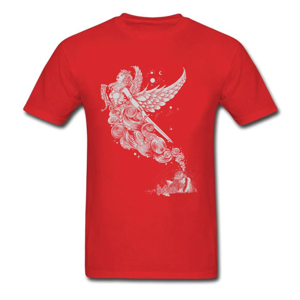 The Night Before the Battle 100% Cotton Fabric Tops & Tees for Men Printed Tshirts Casual Brand O-Neck Tee Shirt Short Sleeve The Night Before the Battle red