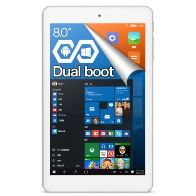 

Cube iwork8 Ultimate Tablet PC WINDOWS 10 + ANDROID 5.1 2GB RAM 32GB ROM 8.0 inch IPS Screen Intel Atom x5-Z8300 64bit Quad Core