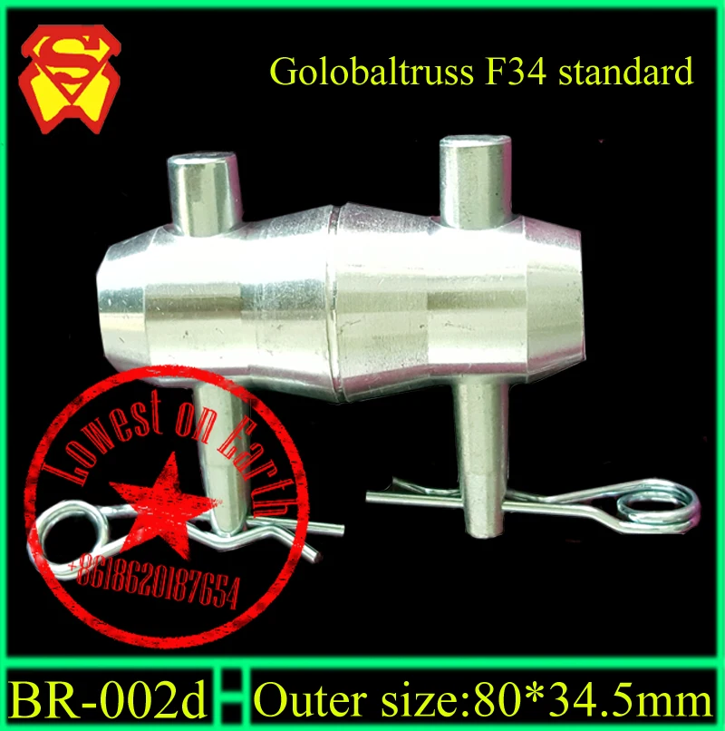 

aluminum connector coupler with safty pin compatible with Global and Euro FD34