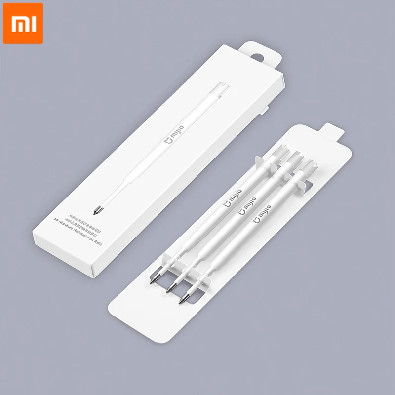 Xiaomi металлический знак ручка с оригинальным Mijia заправлять черными чернилами PREMEC Швейцария Mikuni чернила