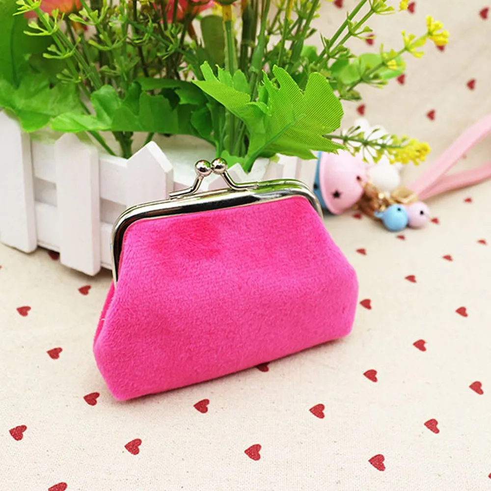 Mini Coin Bag Womens Corduroy Small Wallet Holder Coin Purse Clutch Handbag Bag porte monnaie femme#15