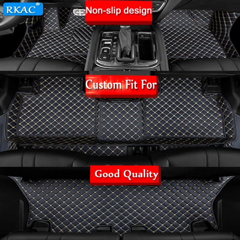 RKAC пользовательские автомобильные коврики для Skoda Kodiaq 7 мест водонепроницаемые ковры для Kodiaq- автомобильный Стайлинг авто коврик