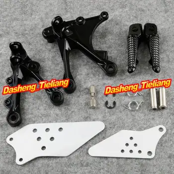 

GZYF Aluminum Alloy Front Rider Foot Pegs Footpegs Footrest Brackets for Kawasaki NINJA ZX6R 2005 2006 2007 2008