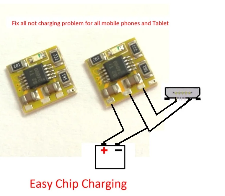 

10pcs EASY CHIP Charging Charger fix all charge problem for all mobile phones tablet IC,PCB problem