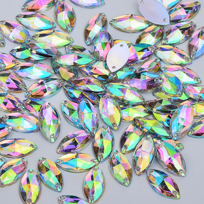 12MM Crystal Flat back Rhinestones Sew On Crystals Acrylic Gems