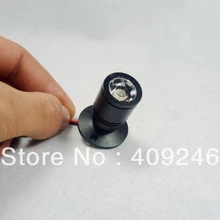 Черный корпус 1x3 W мини светодиодный встраиваемые тёплого/белый Светодиодный прожектор ювелирные изделия свет Кабинетная потолочная автомобильный прожектор фон AC110V 220 V