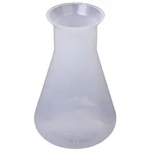 Пластиковый прозрачный лабораторный химический герленмейер фляги контейнер бутылка-250 мл