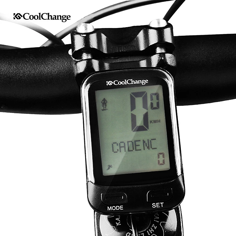 CoolChange Wireless Bicycle Speedometer Cycling Power Meter Bike