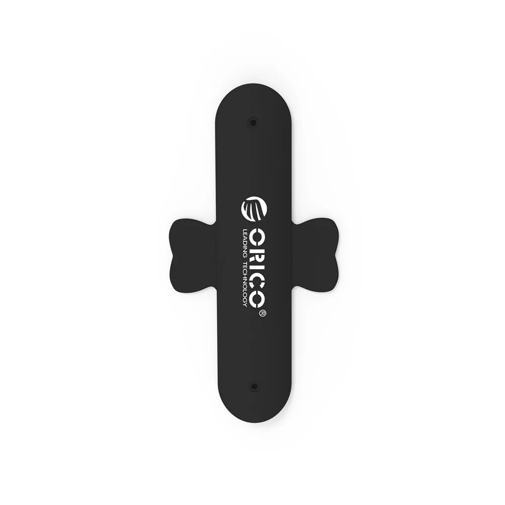 ORICO Mini Touch U One Touch, силиконовая подставка, кольца на палец, универсальный портативный держатель для телефона для iPhone 6, 5S, 7, samsung, планшет - Цвет: Черный