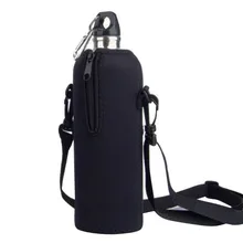 Герметичная сумка для бутылки с водой, наплечный ремень, чайник для путешествий, сумка 1л