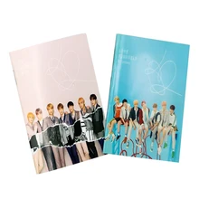 1 шт. Kawaii Мини Дневник Упражнение Книга мультфильм ноутбук Kpop официальный Корейский звезды канцелярские принадлежности