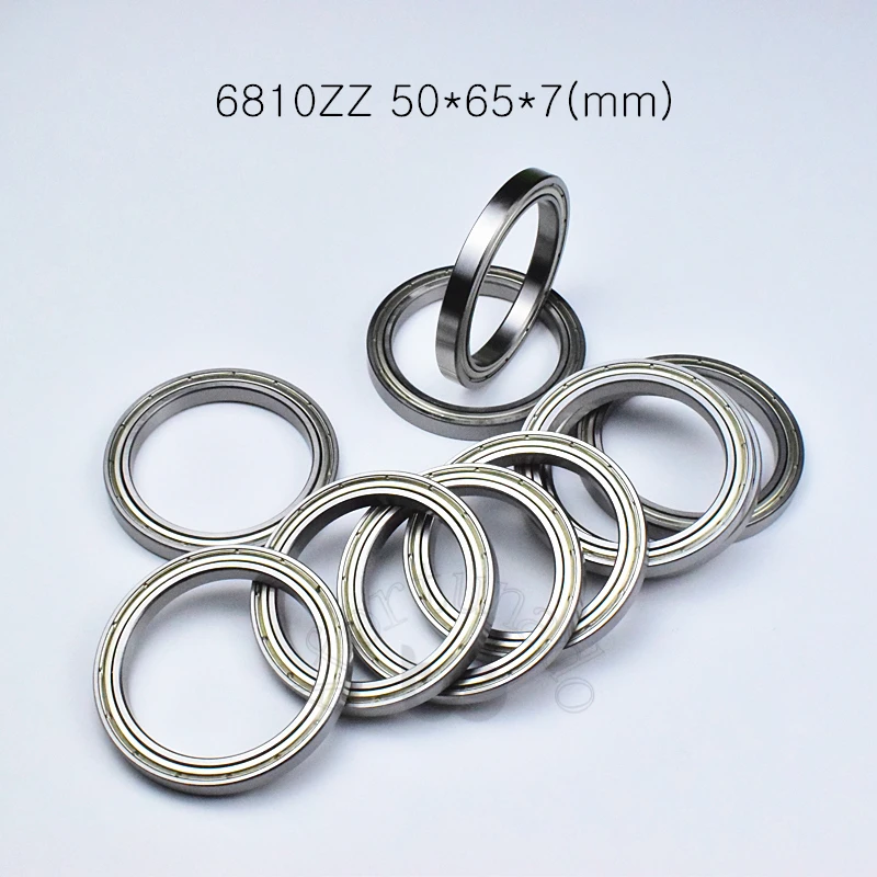 Подшипник 1 шт. 6810ZZ 50*65*7 (мм) бесплатная доставка хромированная сталь металл