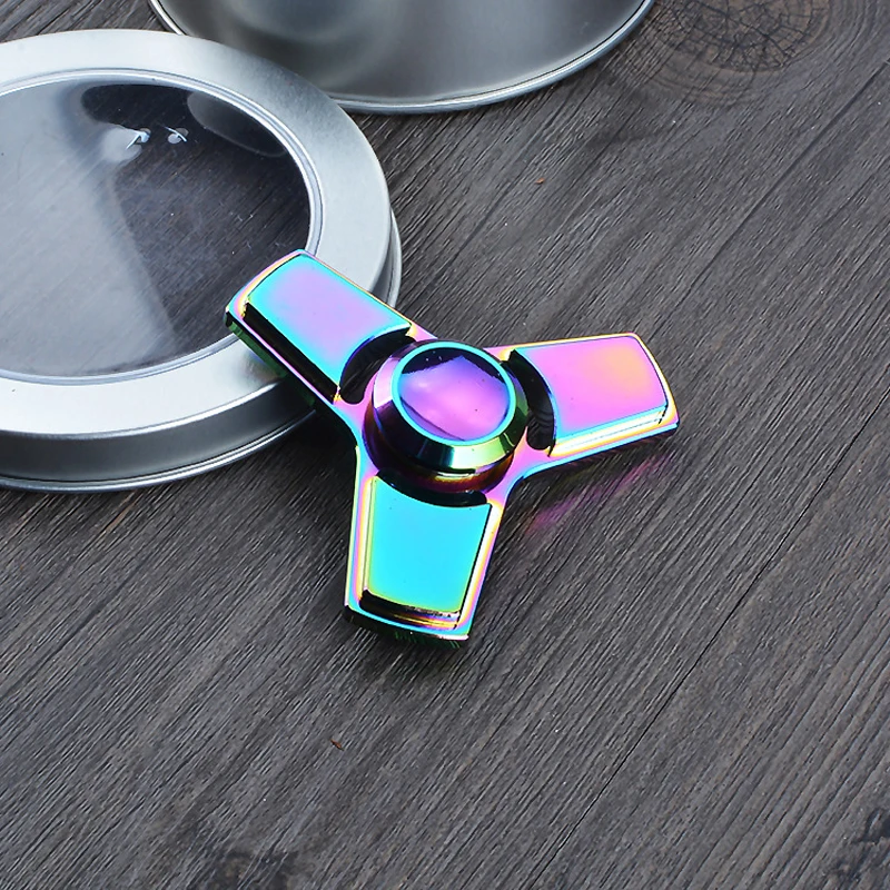 1 * гироскоп Спиннер Радуга Tri-Spinner Fidgat Spinner гироскоп для аутизм ADHD Kid Игрушка