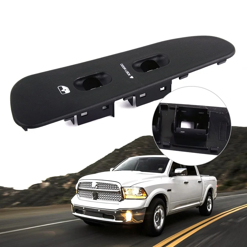 Window Switch Bezel Black for Dodge Ram 1500 2500 3500 Passenger Side 5HZ72XDVAC  Window Control Switch Power Door Locks