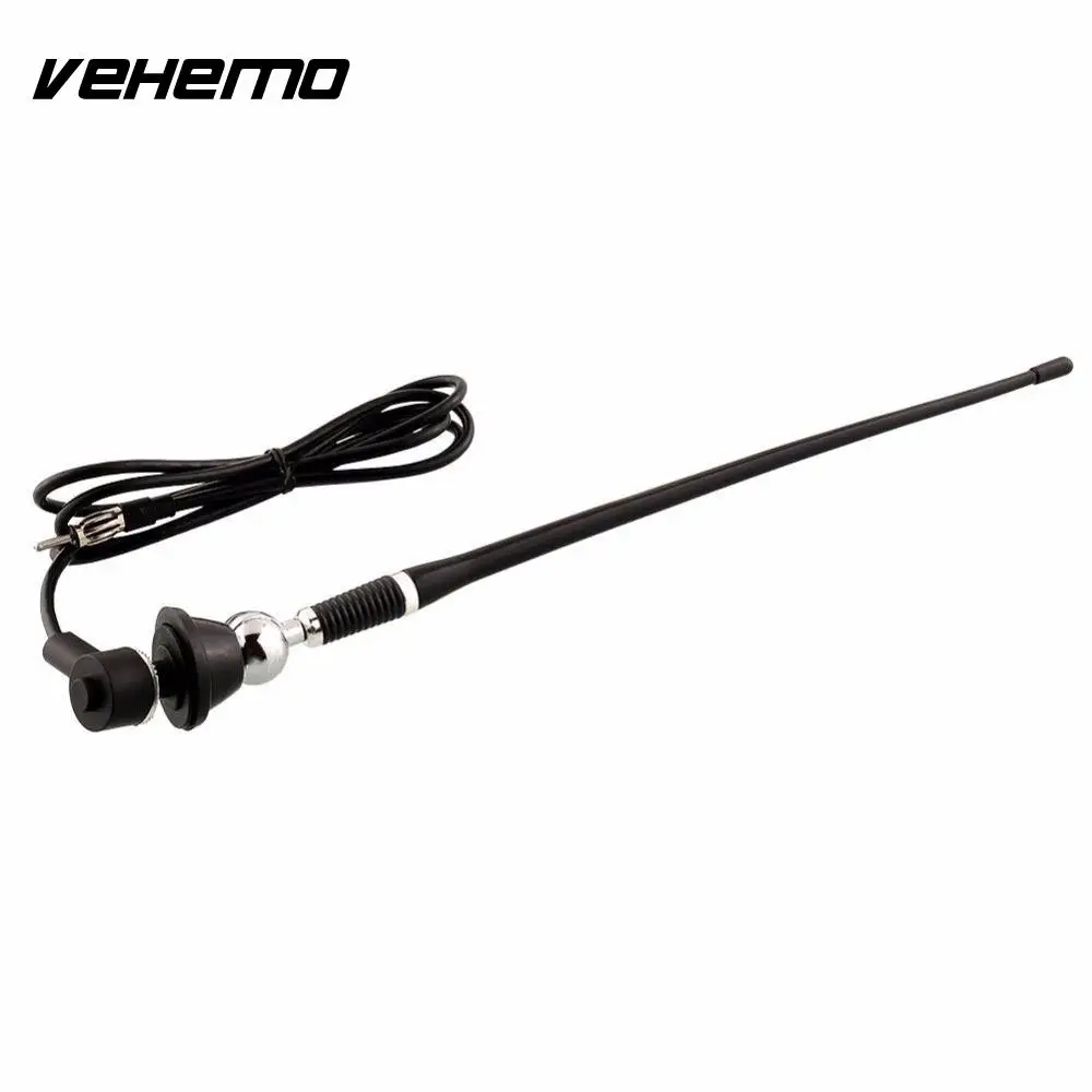 

OEM 16" Universal Car Antenna Auto Roof Fender Radio FM AM Booster Signal Aerial Antenna Car Swivel Black high quality Antenna
