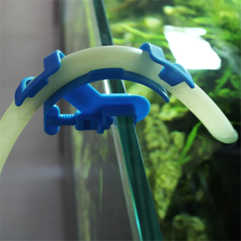 1pc pipe clamp Fish tank change pipe fixed clip Siphon pumping pipe