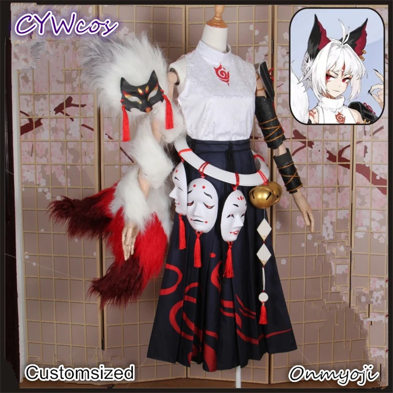 Костюм для косплея Onmyoji SSR из новой кожи белого цвета костюм после пробуждения