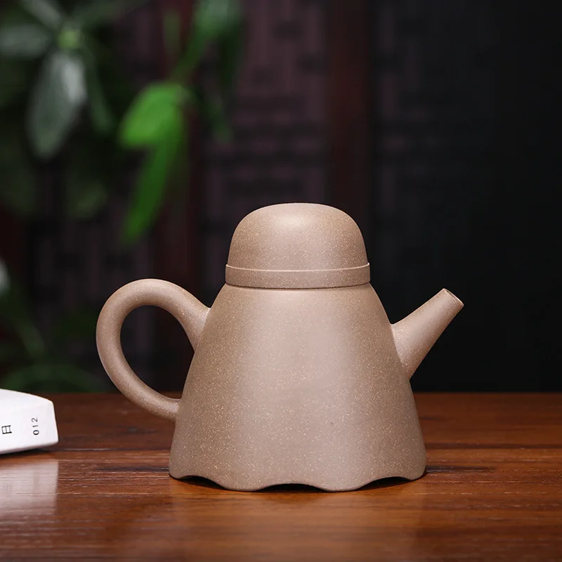 Yixing темно-красный эмалированный керамический чайник знаменитый Полный ручной НЕОБРАБОТАННАЯ руда сегмент глиняный шар отверстие бадминтон чайник чайный набор подарок