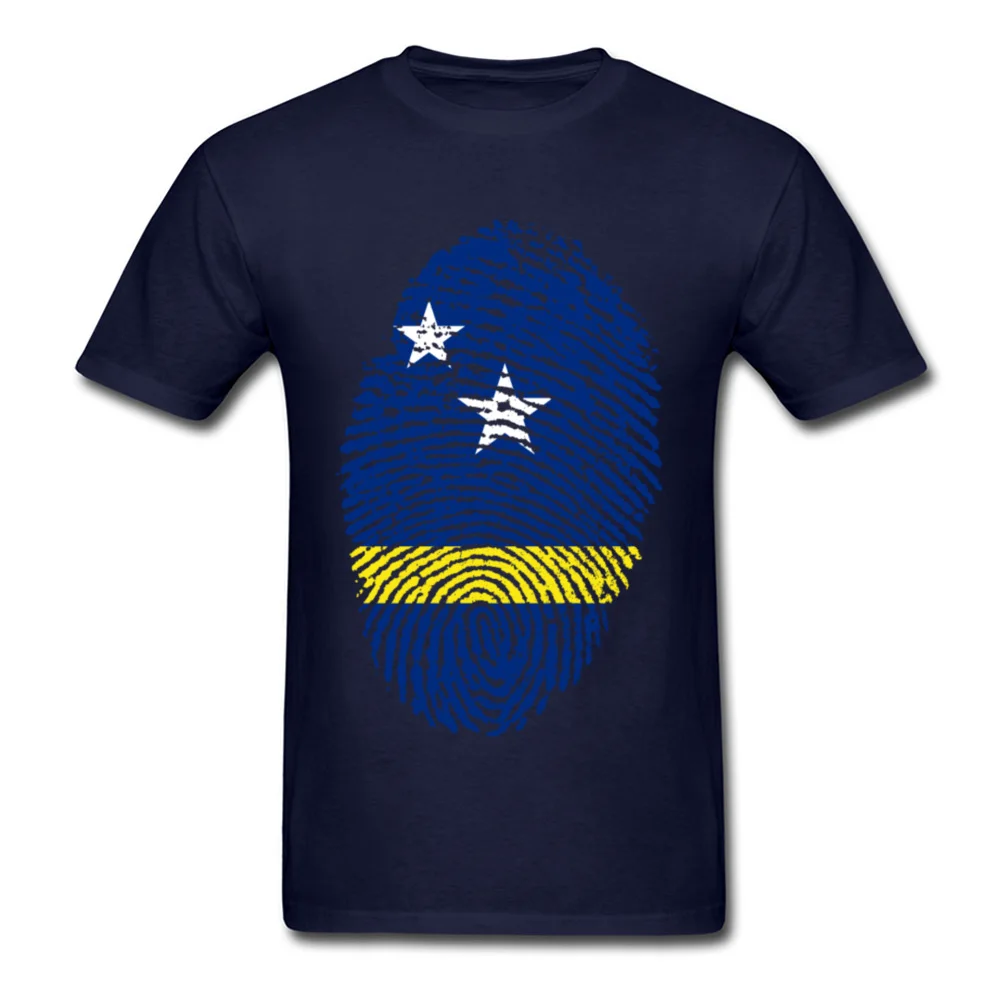Curacao Flag Fingerprint_navy