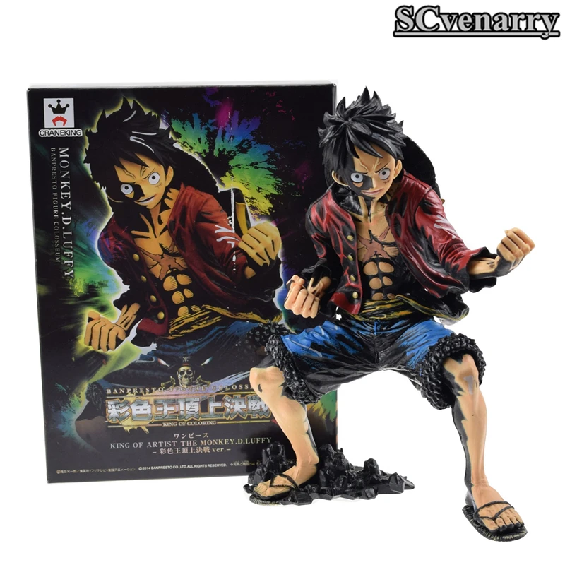 One Piece Anime King Of Artist The Monkey D Luffy Color Version Pvc Action Figure Model Toy Christmas Gifts 7 18cm King Of Artist One Pieceone Piece Anime Aliexpress