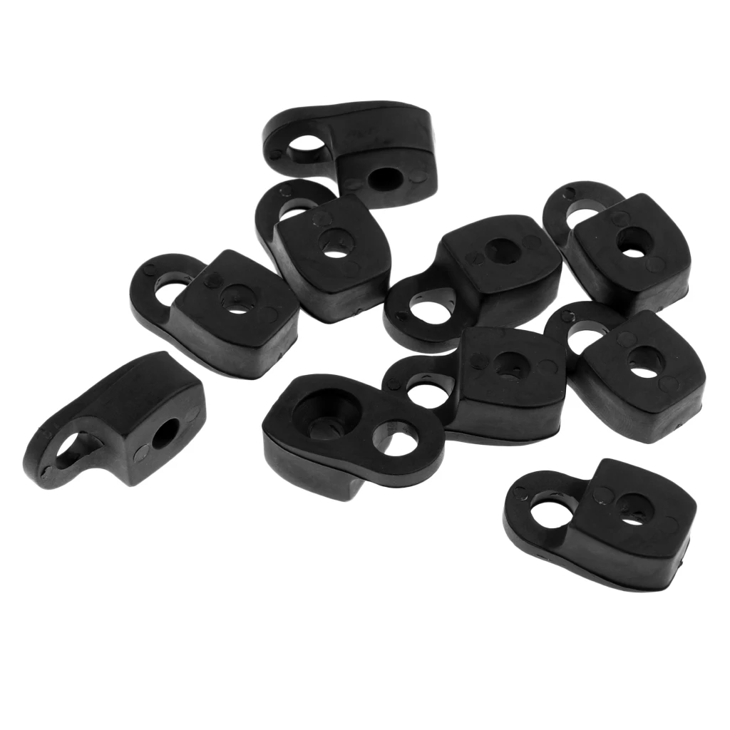 Lightweight 10 Kayak Canoe Double Hole Deck Rope Buckle Mount Cleat Accessory Model 1 Kayak Deck Eyes Eyelets