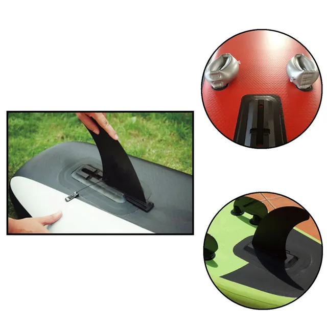 2018 New 1pcs Detachable Inflatable SUP Center Fins stand Up Paddle Board Detachable Center Fin center Surf Fin 8” Sup Fin