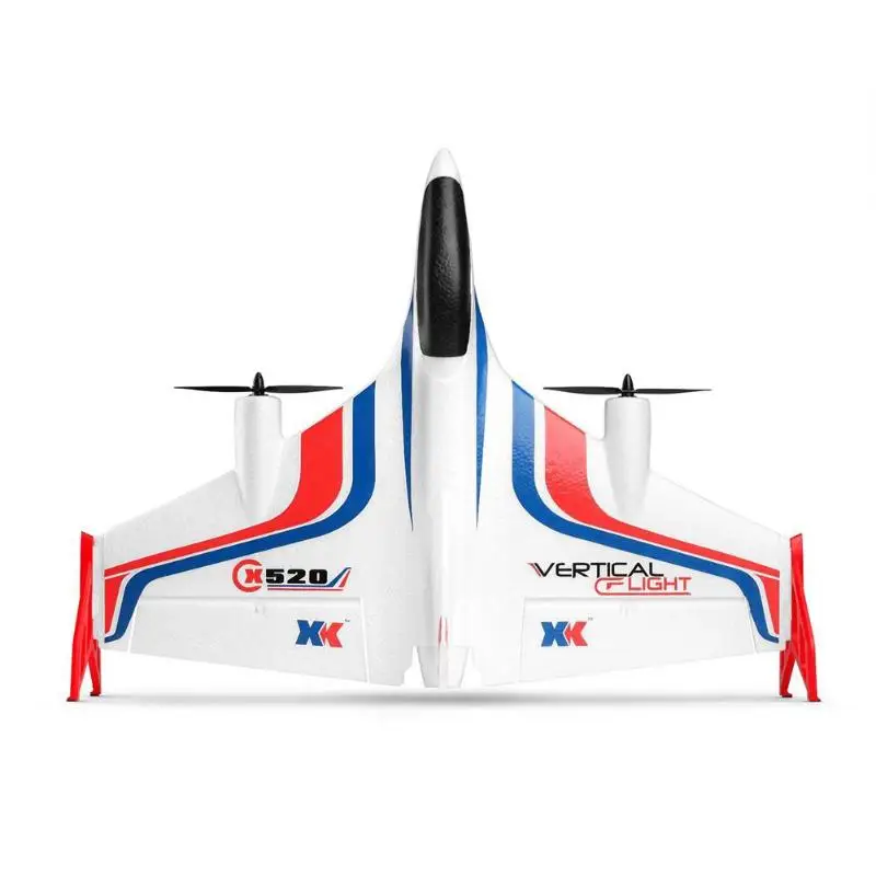 Wltoys X520-A самолет VTOL вертикальный взлет Land Delta крыло Радиоуправляемый Дрон фиксированное крыло самолет игрушка с переключателем режимов светодиодный светильник