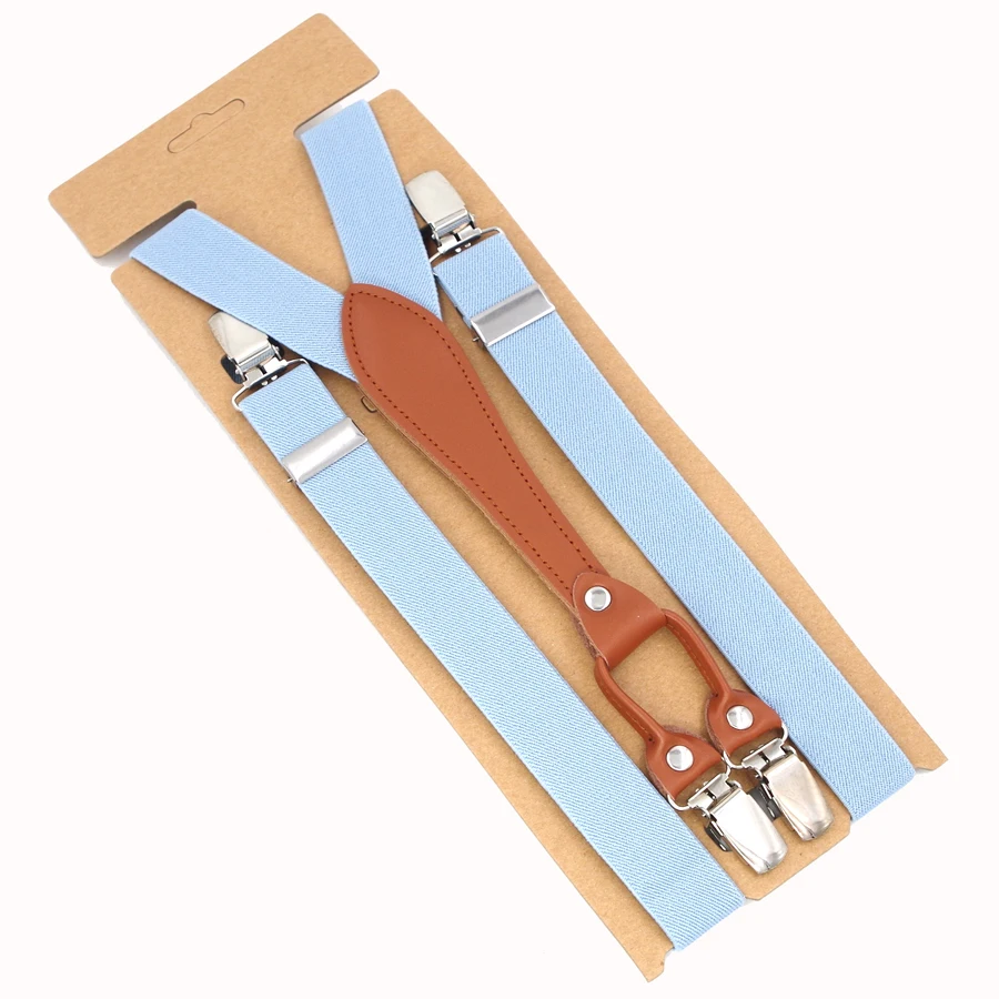 Boys Suspenders Kids Braces Elastic Adjustable Girl's Suspenders Kids Suspender for Wedding 9colors 2.5cm*80cm kids suspenders set