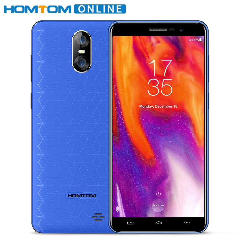 HOMTOM S12 5 0 дюймов 18:9 полноэкранный смартфон 2750 мАч 1 Гб + 8 MTK6580 четырехъядерный 8MP