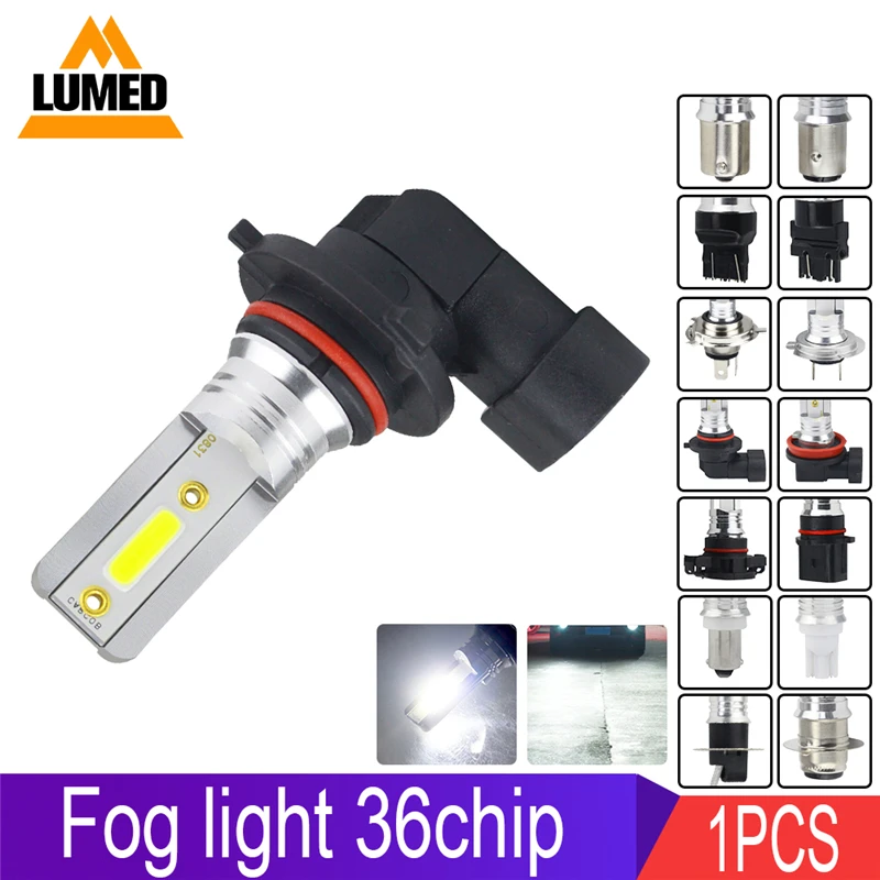 

1X H4 LED H7 H8 H11 H1 H3 9005 HB3 9006 HB4 Auto Fog light H16 P13W 880 881 Car LED light Bulbs Styling DC12V